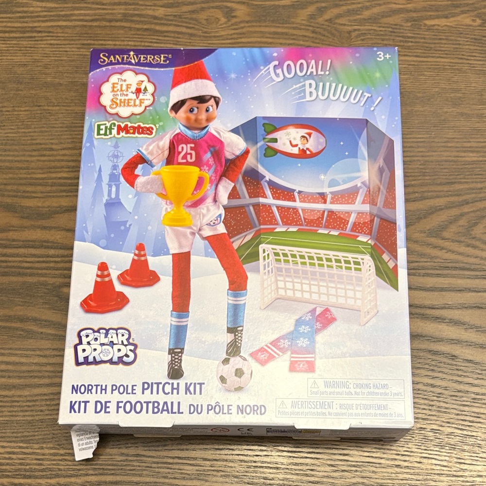 Elf on the Shelf Soccer Toy Set - Red and White